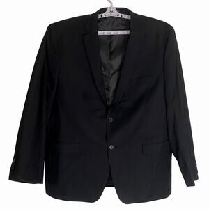 Collection Michael Strahan Stretch Wool Slim Fit Suit Jacket nwot Black 48R $260